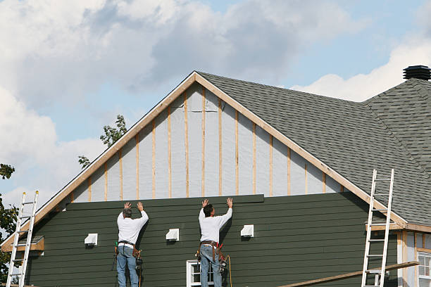 Professional Siding Contractor technician working in Westfield, IN